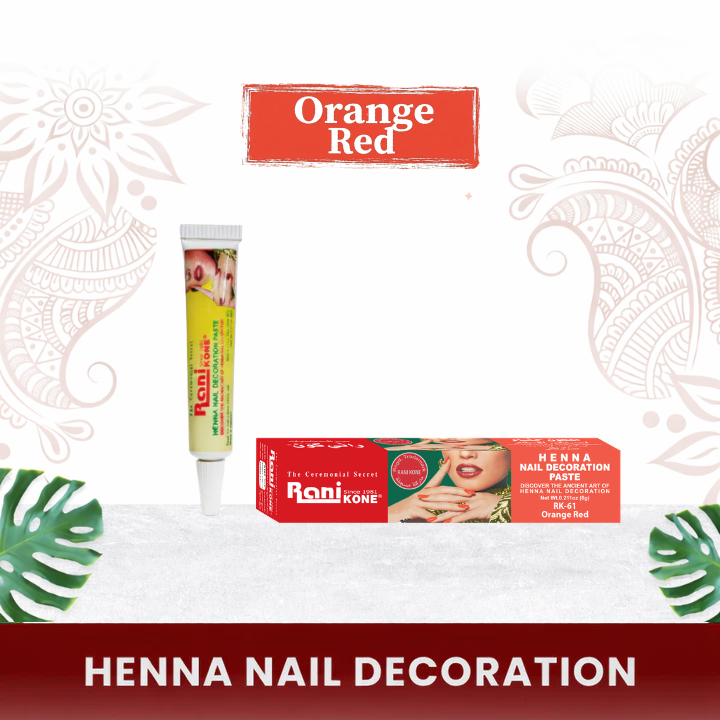Nail Decoration - Orange Red (RK-61) Main image