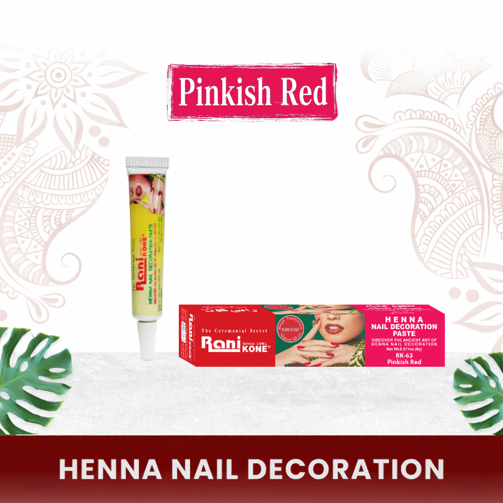 Nail Decoration - Pinkish Red (RK-63)