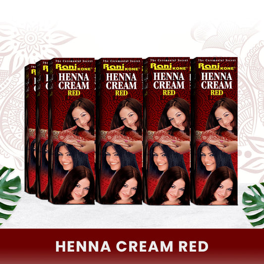 Rani Kone Henna Cream Red 50gram Tube Pack [12pcs] RK-73