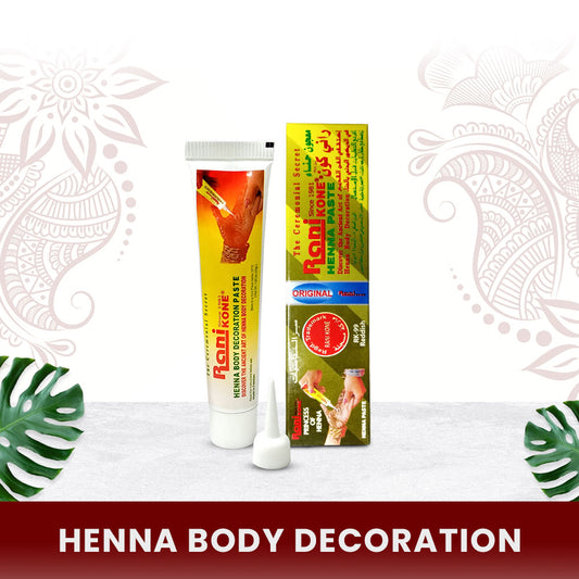 Rani Kone Henna Body Decoration Paste Reddish 30grams Tube Single Pack RK-99